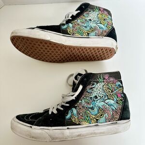 Vans SK8-HI Sugar Skulls High Top Sneakers Men US 9 Women 10.5